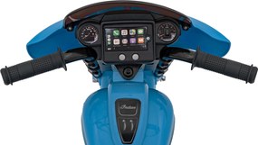 Ramiz Modré vozidlo Chopper INDIAN