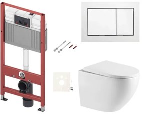 Závesný wc set do ľahkých stien / predstenová SAT SIKOTSREX67400, 1 ks