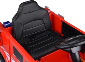 JOKOMISIADA Hasičské auto na batérie s majákmi a sirénou a rádiom PA0313