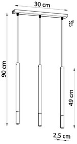 Závesné svietidlo Mozaica, 1x čierne kovové tienidlo, g
