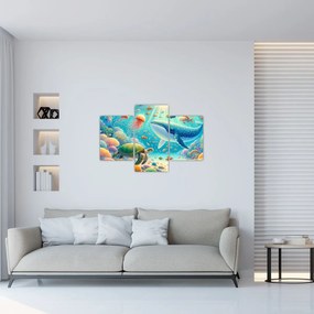 Obraz - Svet pod hladinou (90x60 cm)