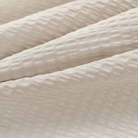 Goldea krepové posteľné obliečky duo - okrasné rastliny s latte 140 x 200 a 70 x 90 cm