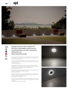 Redo 90040 - LED Vonkajšie zápustné svietidlo INCAS LED/2,3W/230V IP65