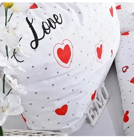 Obliečky bavlnené Love EMI, Štandardný set jednolôžko obsahuje 1x 140x200 + 1x 70x90
