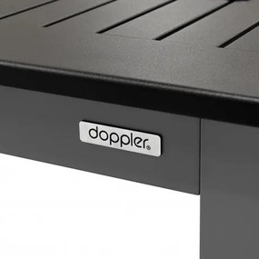 Doppler EXPERT - záhradný hliníkový stôl rozkladací 150/210 x 90 x 75 cm