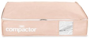 Vákuové plastové úložné boxy pod posteľ v súprave 3 ks 65x45x15, 5 cm Pink Edition – Compactor
