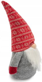 Tutumi Tutumi, vianočný trpaslík 40cm YX019, šedá-červená, CHR-00639