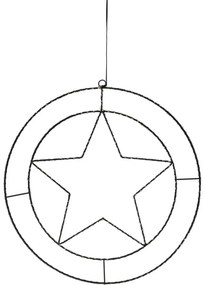 Vianočná závesná LED dekorace Trinket Star 270 LED, 52 cm