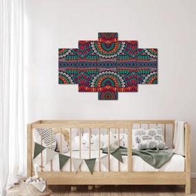 Obraz ornamentálne abstrakcie (150x105 cm)