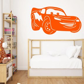 Veselá Stena Samolepka Blesk McQueen Farba: oranžová, Veľkosť: 60 x 35 cm
