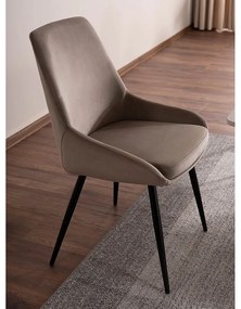 Jedálenská stolička Cobe Velvet, béžová