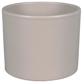 Obal na kvetináč ZEUS PALETE keramický matný sivohnedý 28 cm