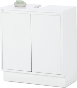 Umývadlová skrinka, biela