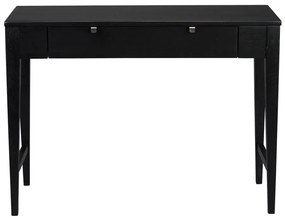 Čierny dubový konzolový stolík Rowico Fulla