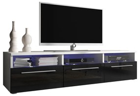 TV skrinka Cleo II, Farby: biela / biely lesk