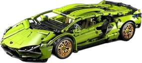 Stavebnica auta SUPERCAR No.J2007 zelená - 470 dielikov