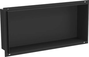 Mexen X-Wall-NR polička bez príruby, 45 x 20 cm, čierna - 1971452010