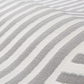 TA Koberec NG91A GRAY/WHITE ELLEN Sivý Obdĺžnikový Rozmer: 120x170 cm