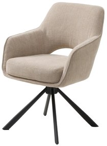 Otočné jedálenské kreslo Cowley, béžové (54900004)