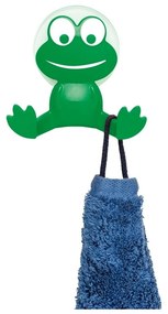 Zelený nástenný háčik Wenko Frog