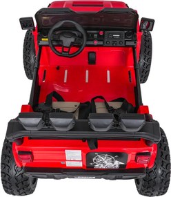Elektrické autíčko Extreme Sport 4x4 červené