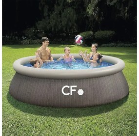 Bazén s nafukovacím lemom Planet Pool QUICK RATAN 305 x 76 cm