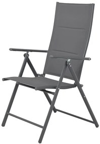 Stolička 7-pozícii Pia s vyplnením šedá