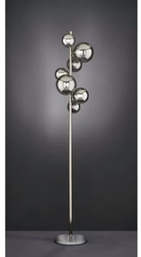 Wofi 3014-705W - LED Stojacia lampa VILLA 7xG9/3W/230V čierna