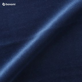 Modrá zamatová leňoška Cosmopolitan Design Vienna, ľavý roh