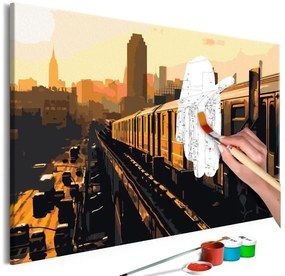 Obraz - maľovaný podľa čísel New York Subway