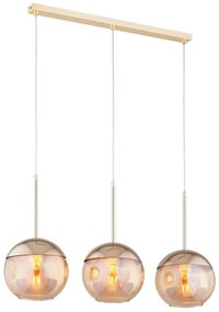 Luster na lanku VOLDA 3xE27/60W/230V mosadz