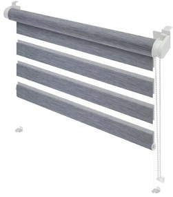 Sivá roleta deň a noc 42,5x150 cm Zebra Natur – Gardinia
