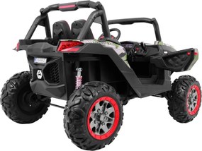 Ramiz Elektrická bugina SuperStar pre deti maskáčová + MP4 + pohon 4x4 + diaľkové ovládanie + batožinový priestor + LED + zámok dverí