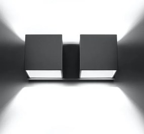 Sollux SL.0658 - Nástenné svietidlo QUAD 2xG9/40W/230V šedá