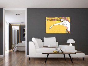 Obraz - Dievča (90x60 cm)