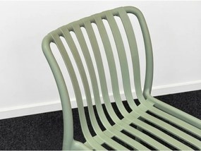 Plastová stolička TREGO, zelená