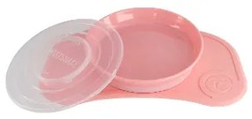 Twistshake Detská podložka s tanierom Click Mat Mini (bledoružová)  (100392248)