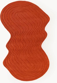 Ručne tuftovaný vlnený koberec v organickom tvare Aliza