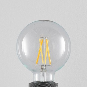 LED žiarovka E27 8W 2700K G95 globe filament číra