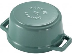 Staub Cocotte Mini hrniec okrúhly 10 cm/0,25 l eukalyptus, 11010121