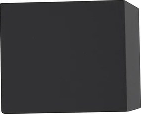 Moderná nástenná lampa čierna IP44 - Baleno