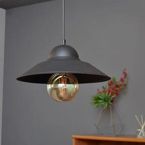 Luster na lanku SORAPIS 1xE27/15W/230V čierna