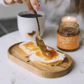 Bella Rose Drevená servírovacia tácka Stromček – menšia