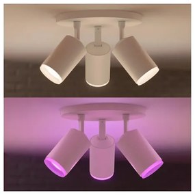 Philips - LED RGBW Stmievateľné bodové svietidlo Hue FUGATO 3xGU10/4,2W/230V biela