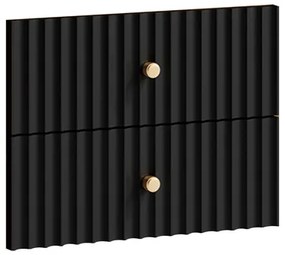 Nočný stolík PARII čierna