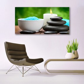 Obraz plexi Sviečky kamene zen umenie 120x60 cm