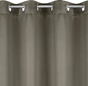 ZATEMŇOVACÍ ZÁVES 135X250 CM TMAVO BÉŽOVÝ