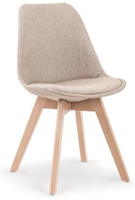 Jedálenská stolička Erich, béžová / buk