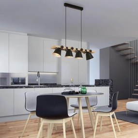 Brilo - Luster na lanku TALLE 4xE27/40W/230V