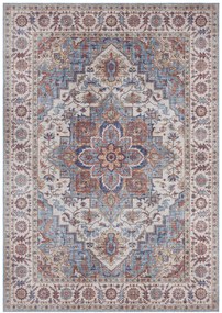 Nouristan - Hanse Home koberce Kusový koberec Asmar 104002 Cyan / Blue - 80x150 cm